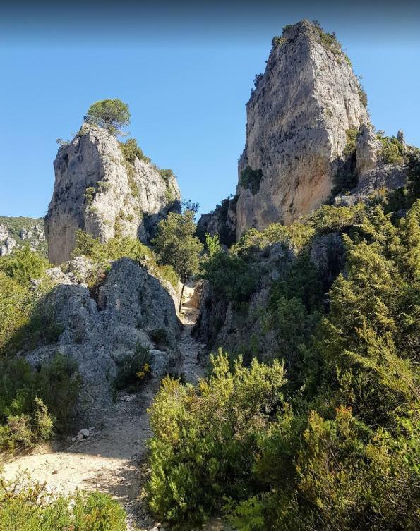Les Barons De Guers Villa Castelnau-de-Guers Buitenkant foto